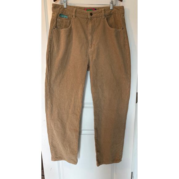 Empyre Tori 90s Khaki Corduroy Baggy Skate Pants Womens 13 - Picture 4 of 10